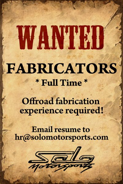 Fabricators Wanted