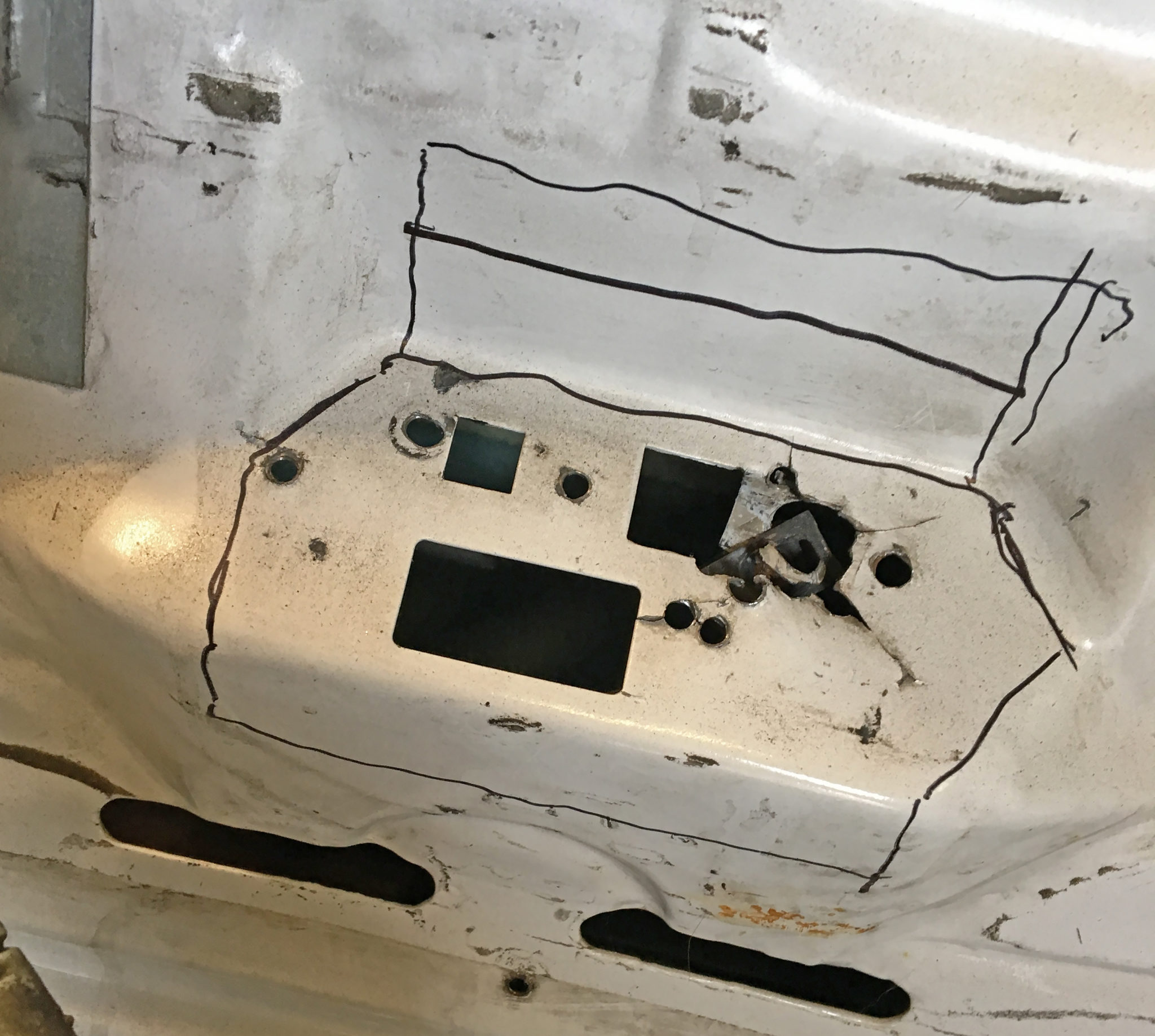 Ford Door Handle Repair Plate Solo Motorsports